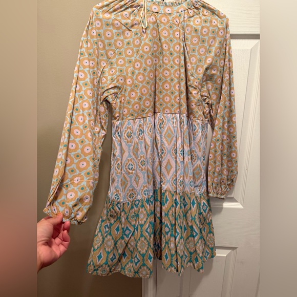 Jessica Simpson Multi-Color Patterned Mini Dress - Picture 6 of 6